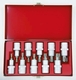 Coffret 10 embouts et douilles torx. 1/2' t20 à t70 DRAKKAR TOOLS - 10774