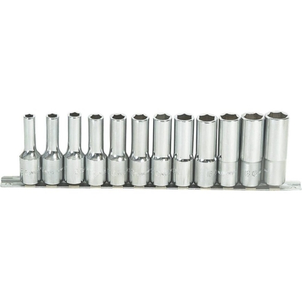 Rack 12 douilles 1/2' longues dt DRAKKAR TOOLS - 10827