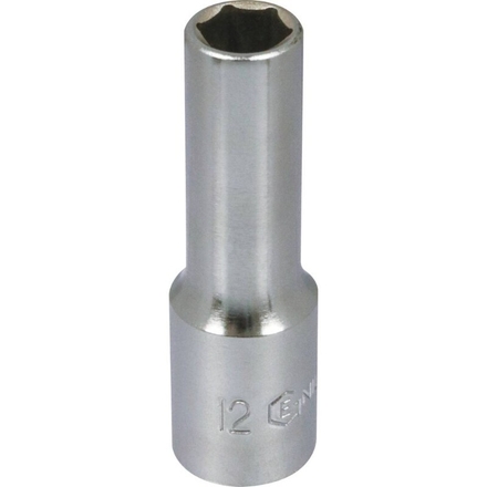 Douille longue 1/2' taille 12 dt /carte DRAKKAR TOOLS - 10859