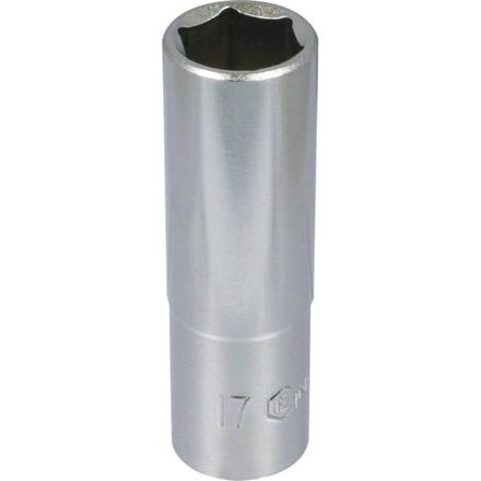 Douille longue 1/2' taille 17 dt /carte DRAKKAR TOOLS - 10867