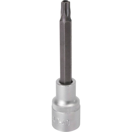 Douille 100mm embout torx perce 1/2' taille t40 dt DRAKKAR TOOLS - 11112