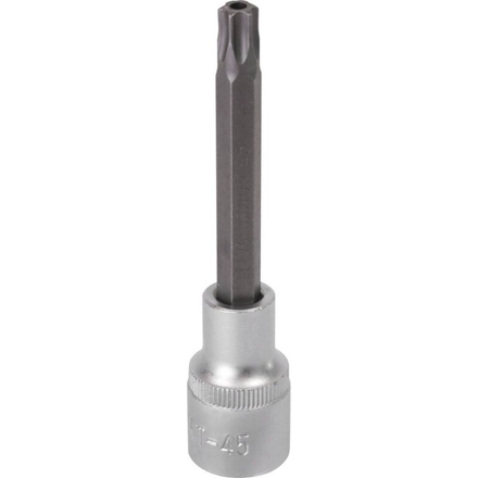 Douille 100mm embout torx perce 1/2' taille t45 dt DRAKKAR TOOLS - 11113