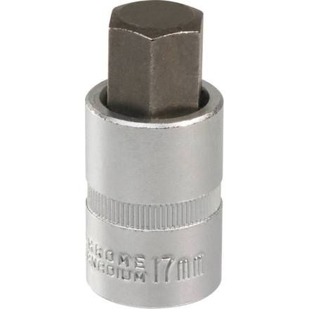 Douille 55mm embout hexagonal 6 pans 1/2' taille 17mm dt DRAKKAR TOOLS - 11188