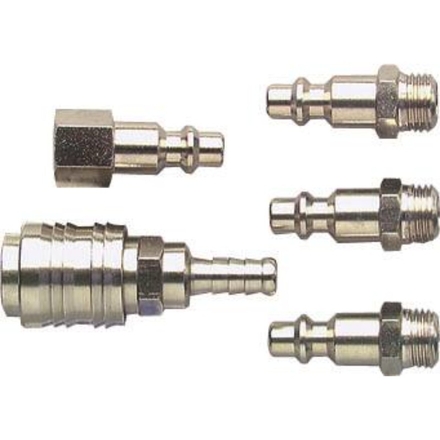Kit de 5 coupleurs rapides 1/4' s/coque - 11379