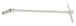 CLE BOUGIE EN T 21MM ARTICULEE MAGNET. *DT* - 11421