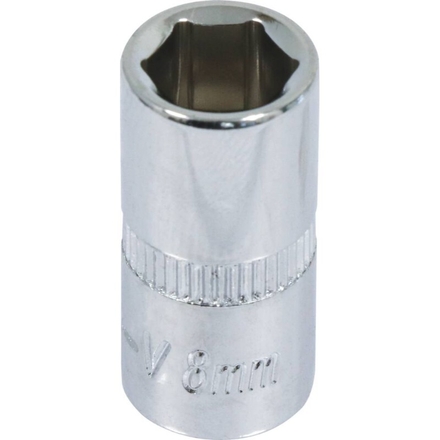 Douille de 8mm 1/4 6 pans/carte dt DRAKKAR TOOLS - 11435