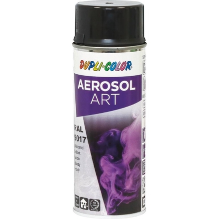 Peinture art color brillant noir 400ml DUPLI-COLOR - 11736