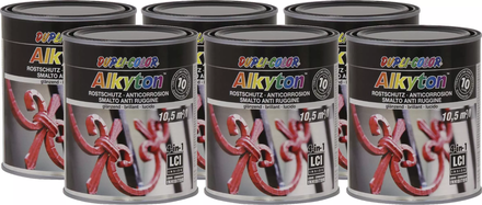 Peinture alkyton noir ral 9005 750ml DUPLI-COLOR - 11855
