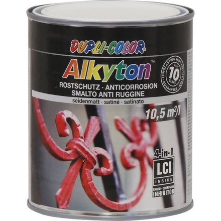Peinture alkyton blanc ral 9010 satin 750ml DUPLI-COLOR - 11886