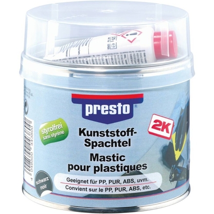 Mastic de reparation pour plastique 1kg sans styrene PRESTO - 12054