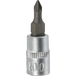Douille 37mm embout pozidriv 1/4' taille pz0 dt DRAKKAR TOOLS - 12084