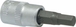 Douille 37mm embout hexagonal 6 pans 1/4' taille 3mm dt DRAKKAR TOOLS - 12088