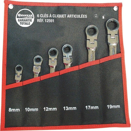 JEU DE 6 CLES ARTICULEES *DT* - 12591