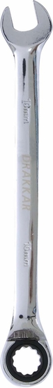 Cle mixte coudee cliquet 10mm 72d/carte dt DRAKKAR TOOLS - 12633