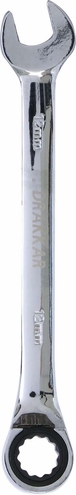 Cle mixte coudee cliquet 12mm 72d/carte dt DRAKKAR TOOLS - 12635