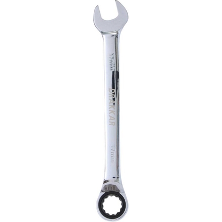Cle mixte coudee cliquet 17mm 72d/carte dt DRAKKAR TOOLS - 12637