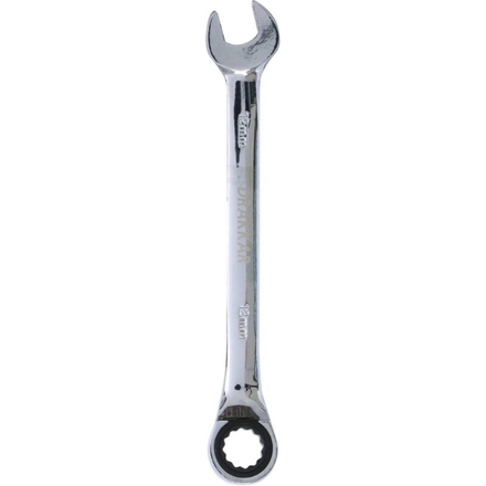 Cle mixte coudee cliquet 12mm 72 dents dt DRAKKAR TOOLS - 12645