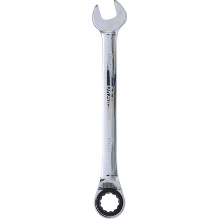 Cle mixte coudee a cliquet 18mm 72 dents dt DRAKKAR TOOLS - 12696