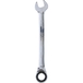 Cle mixte coudee cliquet 18mm 72 dents dt /carte DRAKKAR TOOLS - 12697