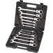 12 cles mixtes articulees a cliquet en mallette STILKER - 12715