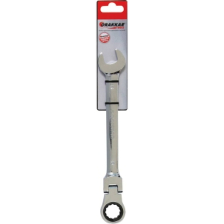 CLE MIXTE ARTICULEE A CLIQUET 18MM *DT* S - DRAKKAR TOOLS - 12881