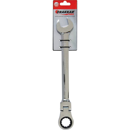 CLE MIXTE ARTICULEE A CLIQUET 24MM *DT* S - DRAKKAR TOOLS - 12889