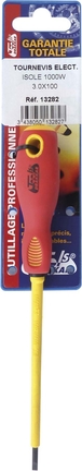 Tournevis elect.isole 1000w 3.0x100/carte DRAKKAR TOOLS - 13282