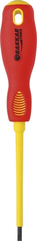 Tournevis electr.isole 1000w 4.0x100/carte DRAKKAR TOOLS - 13284