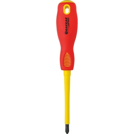 Tournevis phillips isole 1000w #2x100/carte DRAKKAR TOOLS - 13292