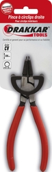 Pince circlips droite interieure 135mm/carte dt DRAKKAR TOOLS - 13713