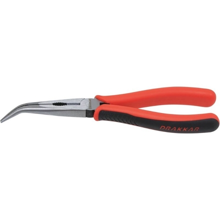 Pince coudee bec 1/2rd noire 200mm/carte dt DRAKKAR TOOLS - 13741