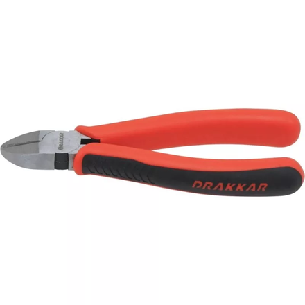 Pince coupante diagonale noire/carte dt DRAKKAR TOOLS - 13743