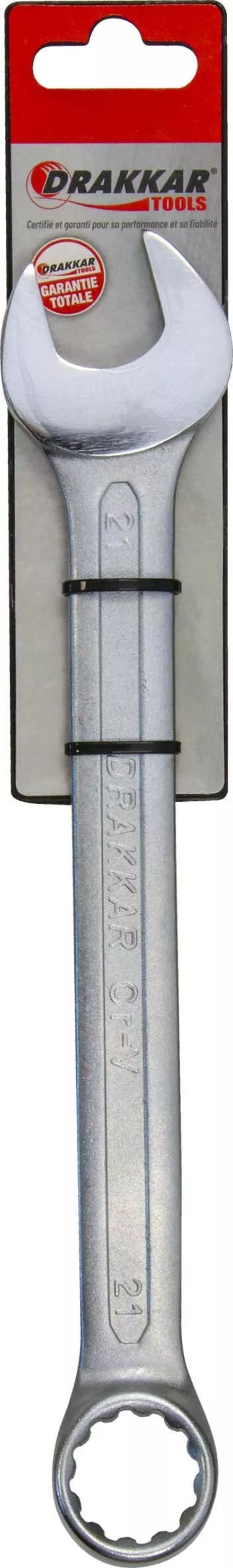 Cle mixte tete polie 21mm/carte dt DRAKKAR TOOLS - 13841