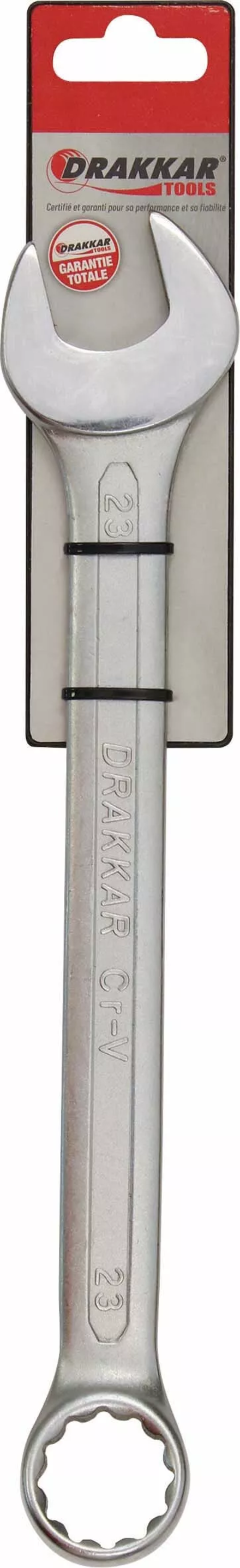 Cle mixte tete polie 23mm/carte dt DRAKKAR TOOLS - 13843