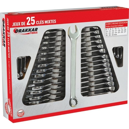 25 cles mixtes 6 DRAKKAR TOOLS - 13916