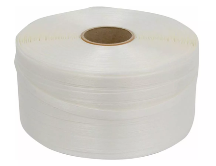 Feuillard textile fil blanc 16mm 850m - 14027