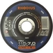 Lot 25 meules ebarbage acier 125x7x22 RHODIUS - 14066