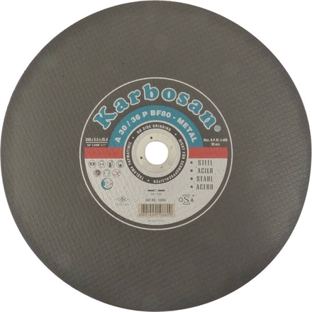 1 disque a tronc. 350x3,5x25.4 fixe KARBOSAN - 14087