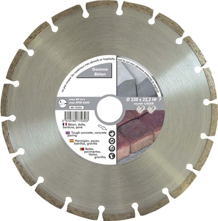 Disque diamant pour meuleuse à disque - 14162