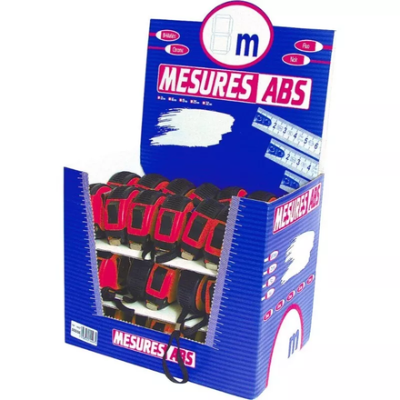 PRESENTOIR 42 MESURES 3MX16MM ROUGE *EQUINOXE* - 14513