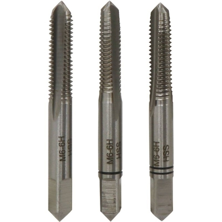 Lot de 3 tarauds m6 DRAKKAR EQUIPEMENT - 14802