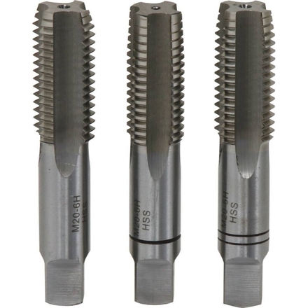 Lot de 3 tarauds m20 DRAKKAR EQUIPEMENT - 14808