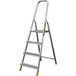 Escabeau alu / acier 4 marches sans porte outils STILKER - 14852