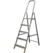 Escabeau alu / acier 5 marches sans porte outils STILKER - 14853