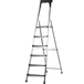Escabeau alu / acier 6 marches avec porte outils DRAKKAR EQUIPEMENT - 14884