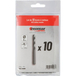 LOT 10 FORETS DIAM 8MM TAILLE MEULE - DRAKKAR TOOLS - 14908