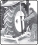 Porte pneu de tracteur 1.2t 5 roues DRAKKAR EQUIPEMENT - 15457