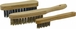 LOT DE 3 BROSSES METALLIQUES FIL ACIER LAITONNE--15876