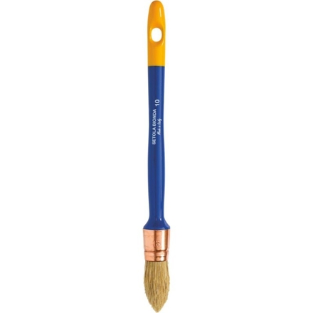 12 pinceaux ronds 'rechampir' 18mm no0 DRAKKAR TOOLS - 15910