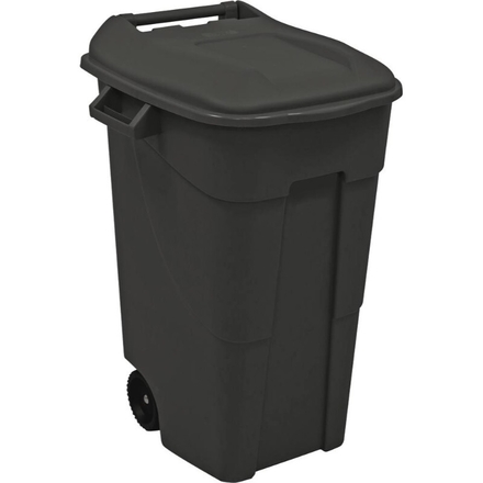Poubelle/conteneur à roulettes 120L noir - 15976